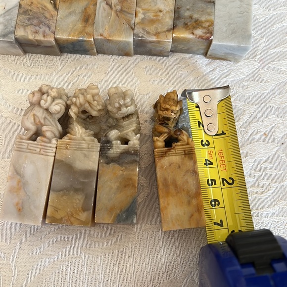 Vintage Carving Chinese Stone Seal Stamps - Picture 7 of 8